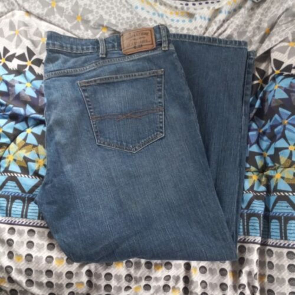 Signature by Levi Strauss Gold Label Relaxed Fit Flex 44x30 Vintage Inspired EUC
